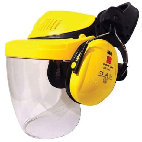 3M Headgear Combination, Industry, Yellow, G500-GU, 10 Ea/Case