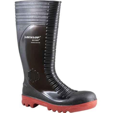 Dunlop A252931 Acifort Ribbed Black Safety Wellingtons - Size 12 (47)