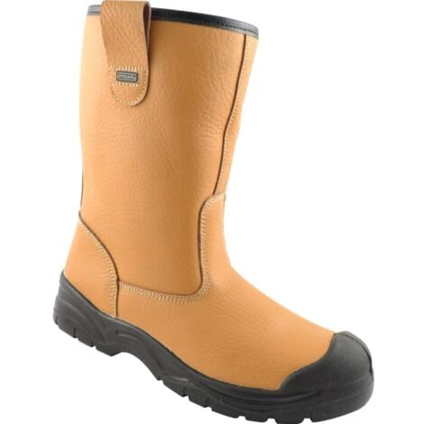 Sitesafe Rigger Boot Tan S1P SRC Size 8