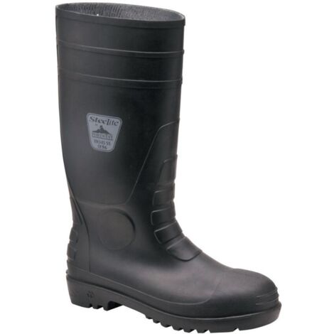 Portwest FW95 Safety Wellington Black Size 9