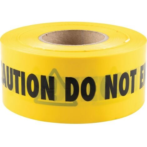 Caution Do Not Enter Barrier Tape 75mm x 300m