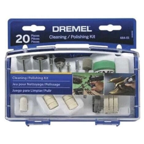 Dremel Accessories Kit 20 Piece Cleaning Polishing