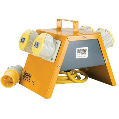 Defender Power And Light DEFENDER 4 WAY POWER SPLITTER BOX 4x16A