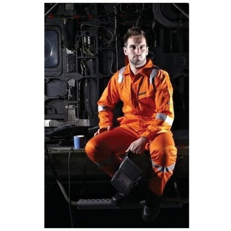 Dickies FR5402 Pyrovatex Coverall 350GSM Royal Blue 42"R
