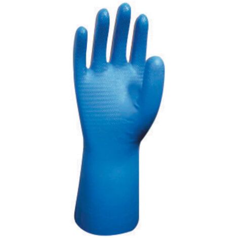 Showa 707 Nitri-dex Blue Nitrile Gloves - Size 7