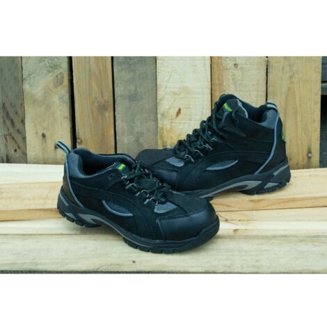 Tuffsafe Men's Black Hiker Safety Boots Size - 10