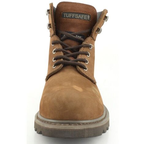Tuffsafe Brown Trucker Safety Boots - Size 13