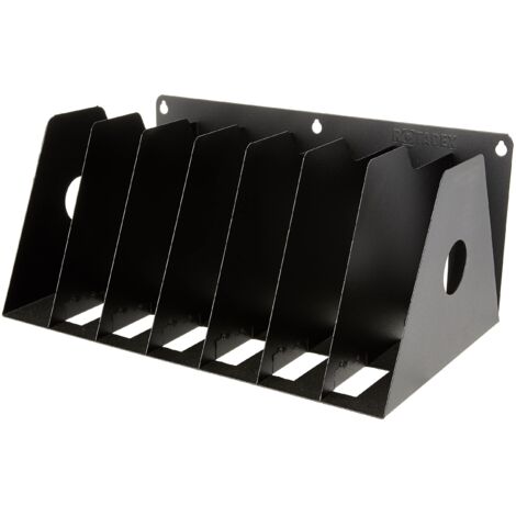 Rotadex 7-Section Ring Binder Filing Unit A4 Black A4R/7