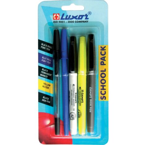 Luxor School Writing Pack 5-Pce