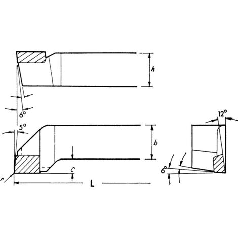 Kennedy 2133 K20 Brazed Tool