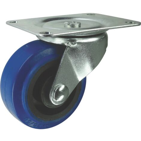 Flexello 61 Se' Swivel Plate 50mm Nylon/Rubbe Casto