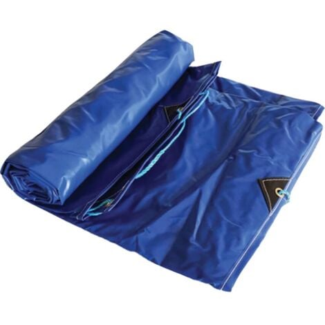 BlueSpot Tarpaulin Blue Waterproof Cover 3.6m x 2.4 Tarp Ground Camping Sheet