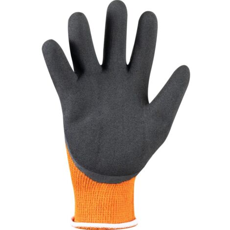 Atg 30-201 MaxiTherm Palm Coated Orange/Black Cold Resistant Gloves - Size 6
