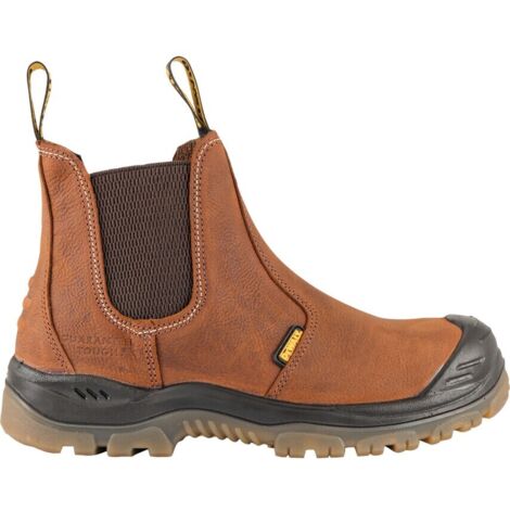 DeWalt Safety Boots Slip-on Mens Brown Size 12
