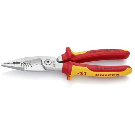 Knipex 13 86 200 Pliers for Electrical Installation 200MM
