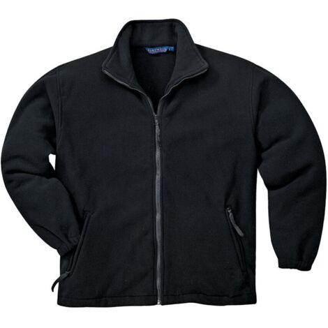Blouson Polaire Lourd Portwest Argyll 400g - Taille 6XL Noir - Poches Zippées - 4