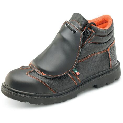 Beeswift CF5BL Mens Black Metatarsal Safety Boots - Size 9