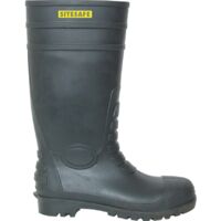 Wellies Scruffs Hayeswater Safety Waterproof Wellington Boots Black Sizes 7-12 