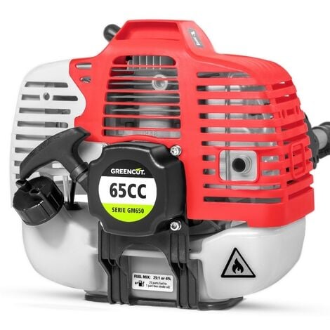 Outil multifonction 65cc 4,9cv moteur à essence 2 temps, 6 accessoires différents pour la coupe, guidon à double poignée, harnais de sécurité - Greencut GM650X-6