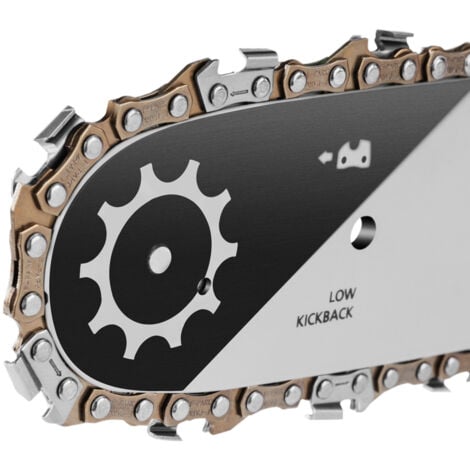 Tronconneuse moteur à essence 2 temps 24cc 1,4cv, épée de 10 pouces, nombre de dents 40, guidon ergonomique, harnais d'épaule - Greencut GS245X-10