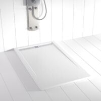 Plato de ducha de resina Flow Arena ANTIDESLIZANTE- 70x170 cm - Válvula+Rejilla GRATIS