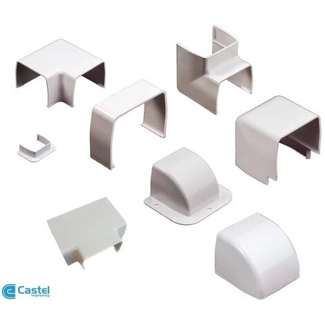 Castel Kabelkanal 90x65mm (1Stk=1m) ODF-90 Kanalsystem Klimaanlage Zubehör 90mm Installationskanäle