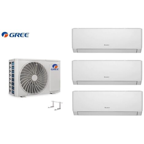 GREE Pular Shiny MultiSplit 3 Räum 3x 2,5kW Außen 6,1kW Klimaanlage WiFi R32