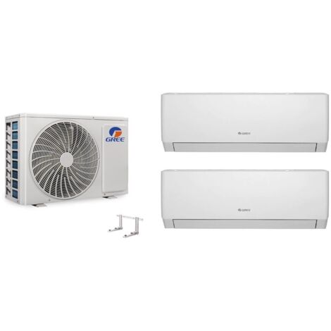 GREE Pular Shiny MultiSplit 2 Räum 3,2+4,6kW Außen 7,1kW Klimaanlage WiFi R32