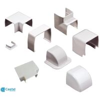 Castel Bogen 90° ODFE-90 Kanalsystem Klimaanlage Zubehör 90mm Installationskanäle
