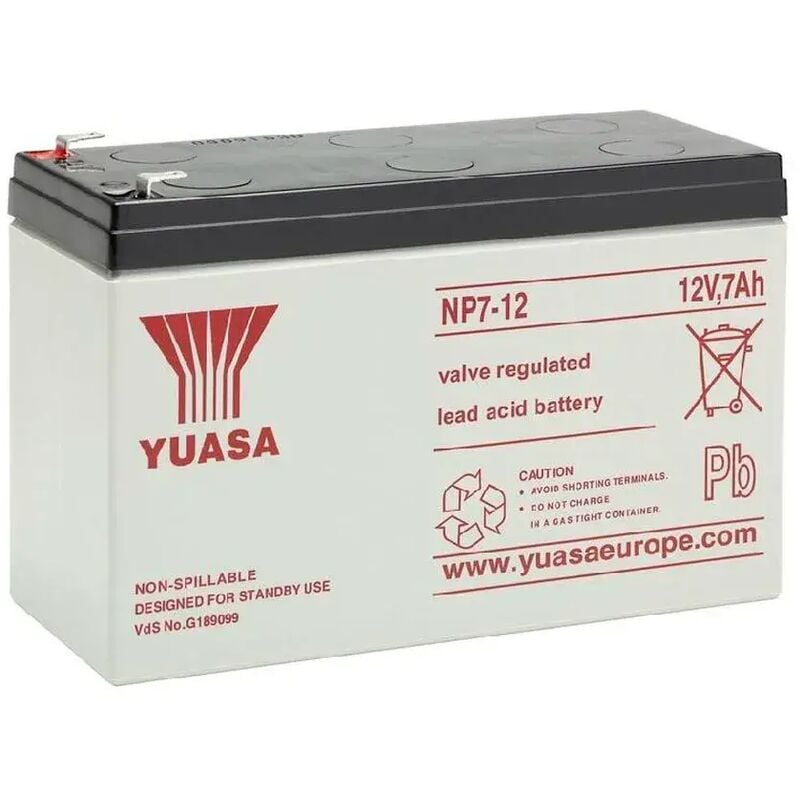 Batería Yuasa NP7-12 7Ah 12V