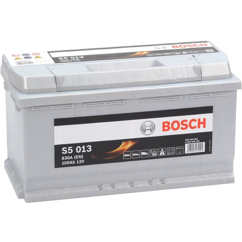 Batería de Coche 100Ah 830 A EN Bosch S5013