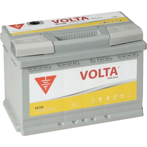 Batería de Coche Start Stop EFB 75Ah 730 A EN Volta SS750D