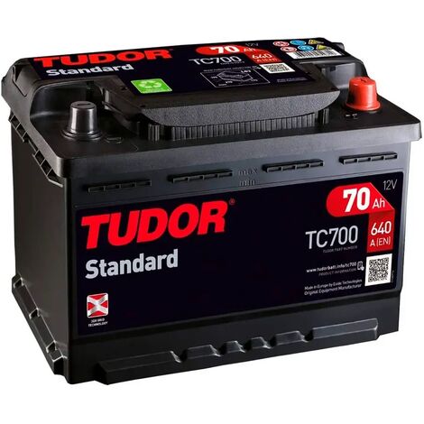 Tudor TC700 Batería de Coche 70Ah 640A EN