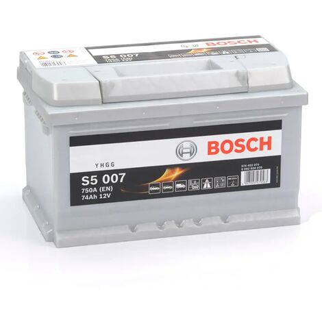 Batería de Coche 74 Ah 750 A EN Bosch S5007