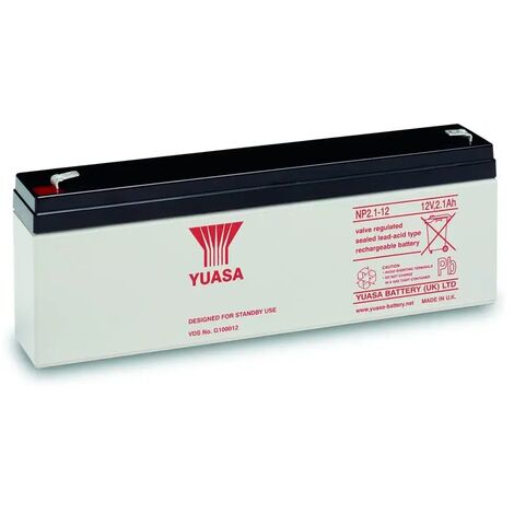 Batería YUASA NP2,1-12 12V 2.1Ah AGM