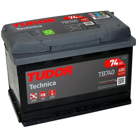 Tudor TB740 Batería de Coche 74Ah 680A EN