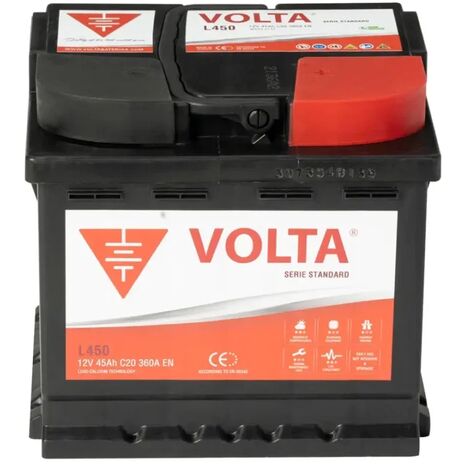 Batería de Coche 45Ah 360A EN Volta L450D Standard