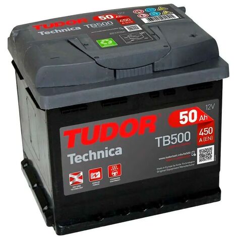 Tudor TB500 Batería de Coche 50Ah 420A EN