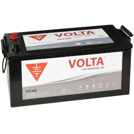 Batería de camión 240 Ah 1450 A EN Volta Profesional Pro PP2400I