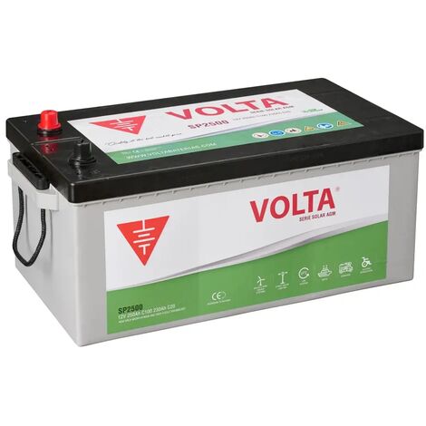 Batería Solar Volta SP2500I AGM 250Ah C100 12V