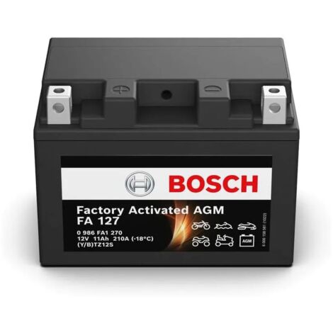 Batería de Moto BOSCH FA127 (YTZ12S-BS) 11Ah 210A 12V (1/5)