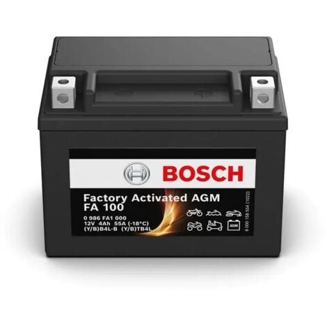 Batería De Moto Bosch FA100-M4F17 12V 4Ah 55A