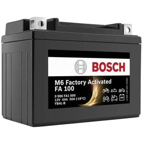 Batería De Moto Bosch FA100-M4F17 12V 4Ah 55A