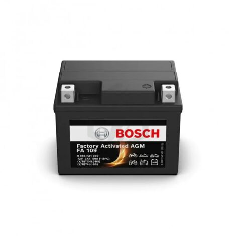Batería de Moto Bosch FA109 3Ah 50A 12V