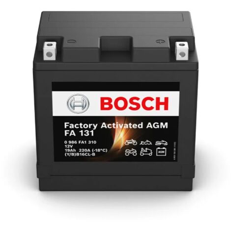 Batería de Moto Bosch FA131 (YB16CL-B) 19Ah 220A 12V