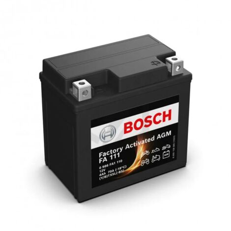 Batería de Moto Bosch FA111-M6004 12V 4Ah 70A (1/5)