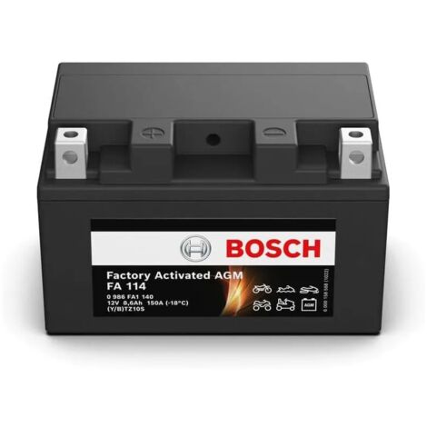 Batería de Moto Bosch FA114-M6011 12V 8,6Ah 150A