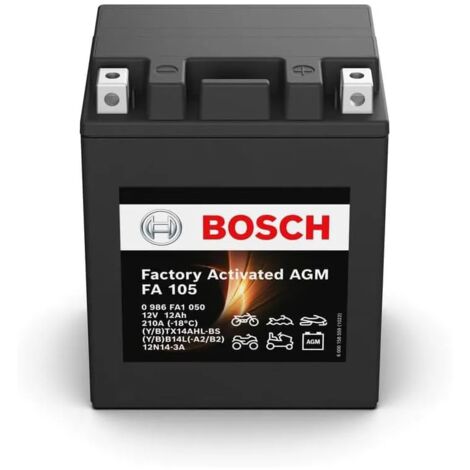 Batería de Moto Bosch FA105 12V 12Ah 210A