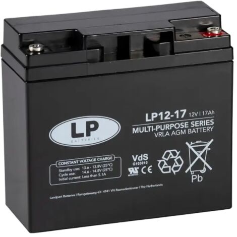 Batería AGM LP12-17 17Ah 12V (1/2)
