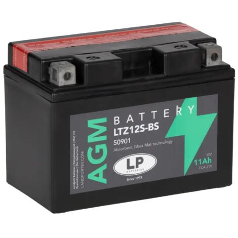 Batería de Moto 11Ah 12V LP LTZ12S-BS (1/2)